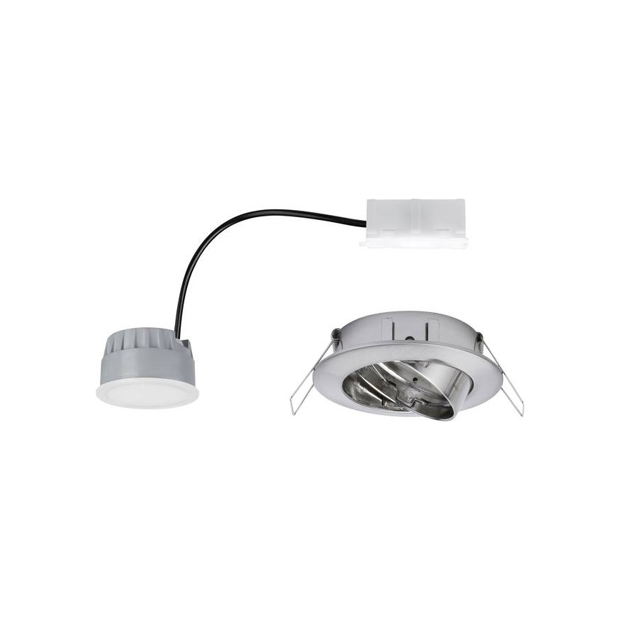 Paulmann 93963 - Диммируемый потолочный светильник для ванной комнаты COIN 230V LED/7W IP23